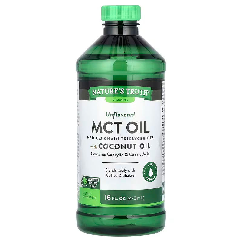 Nature's Truth MCT Oil with Coconut Oil Capric Acid 473 ml