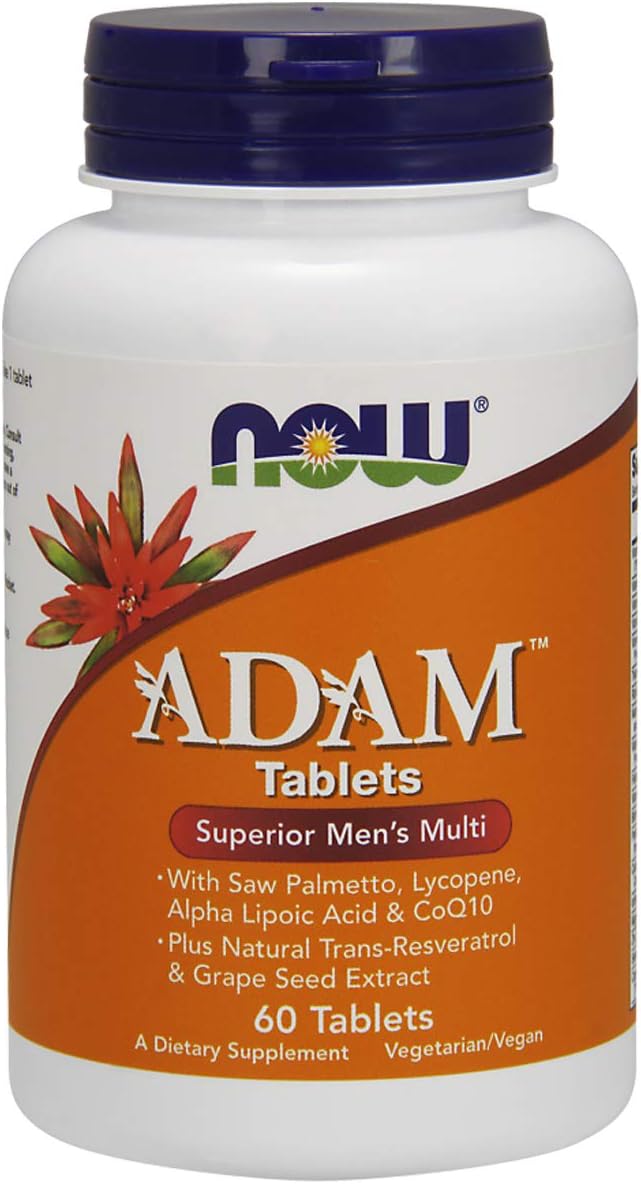 NOW Foods ADAM Superior Men's Multivitamin 60 Tablet - Galeri