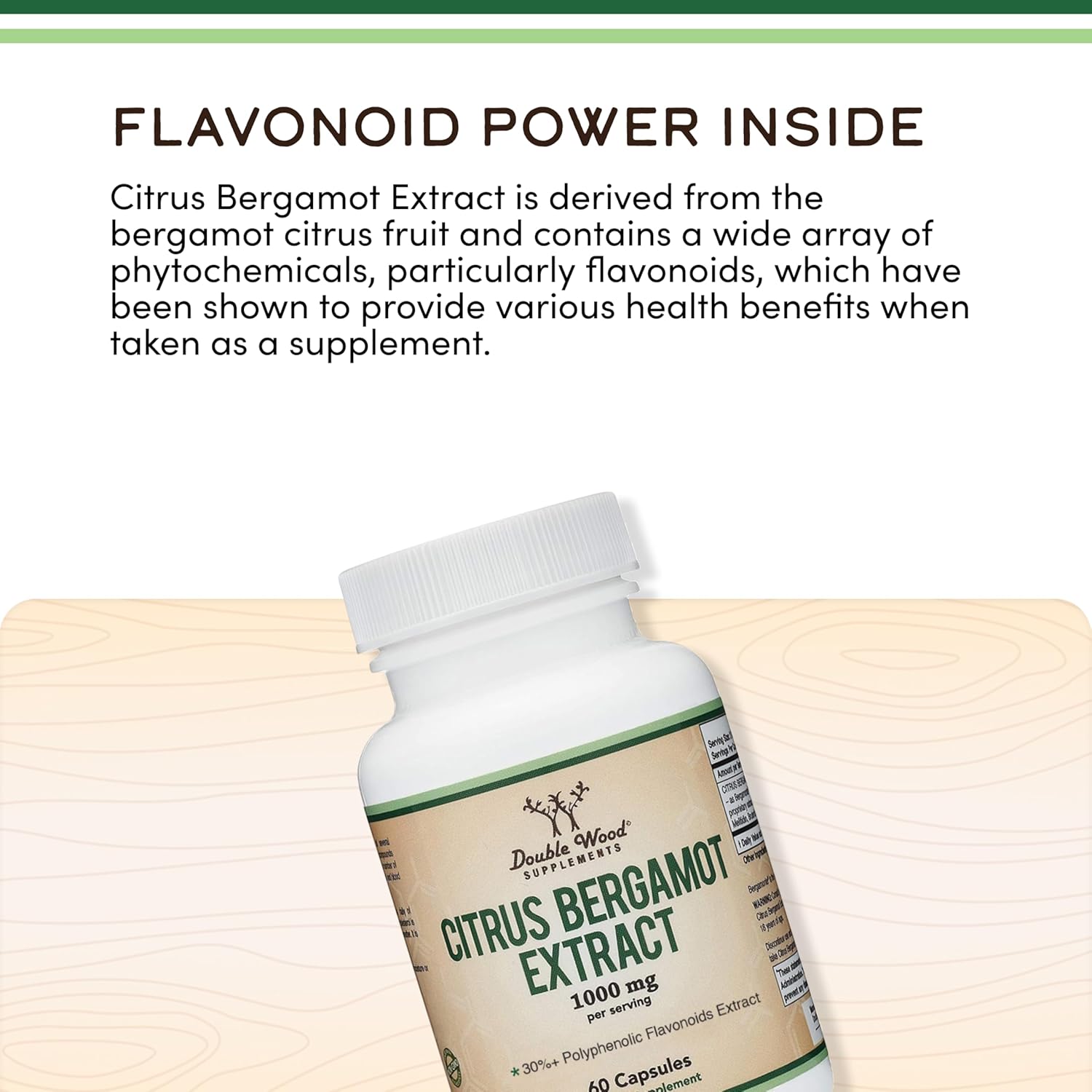 Double Wood Citrus Bergamot Liver 1000 Mg 60 Caps - Galeri