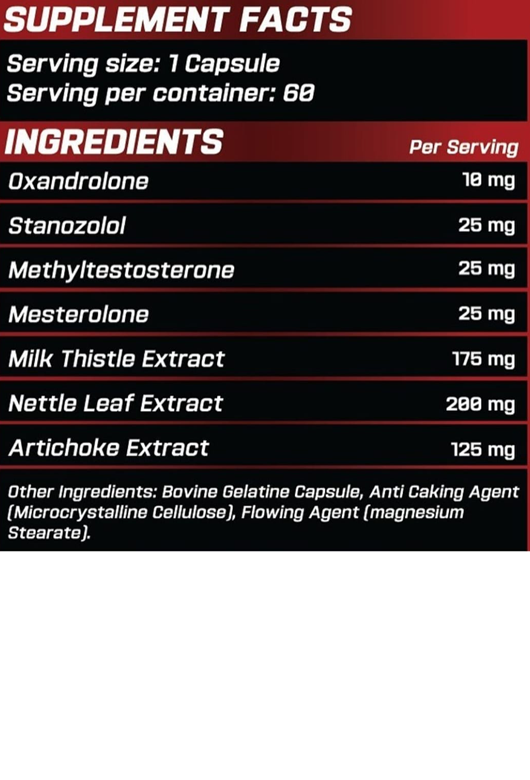 Grimlabs Undead Oxandrolone-Stanozolol 60 Kapsül - Galeri