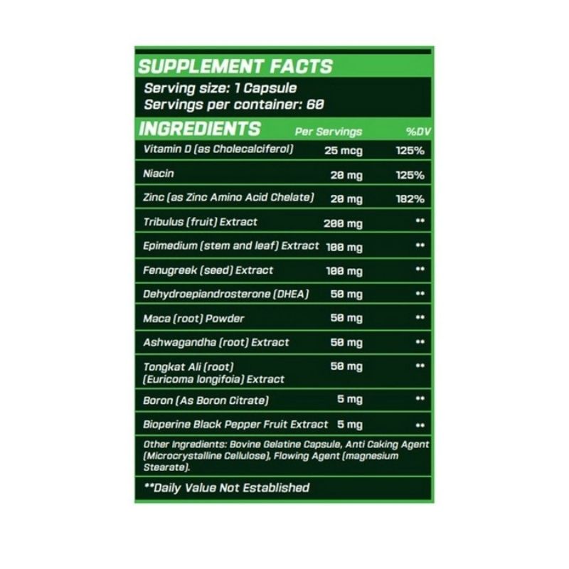 Grimlabs Sinister Testosterone Booster 60 Kapsül - Galeri