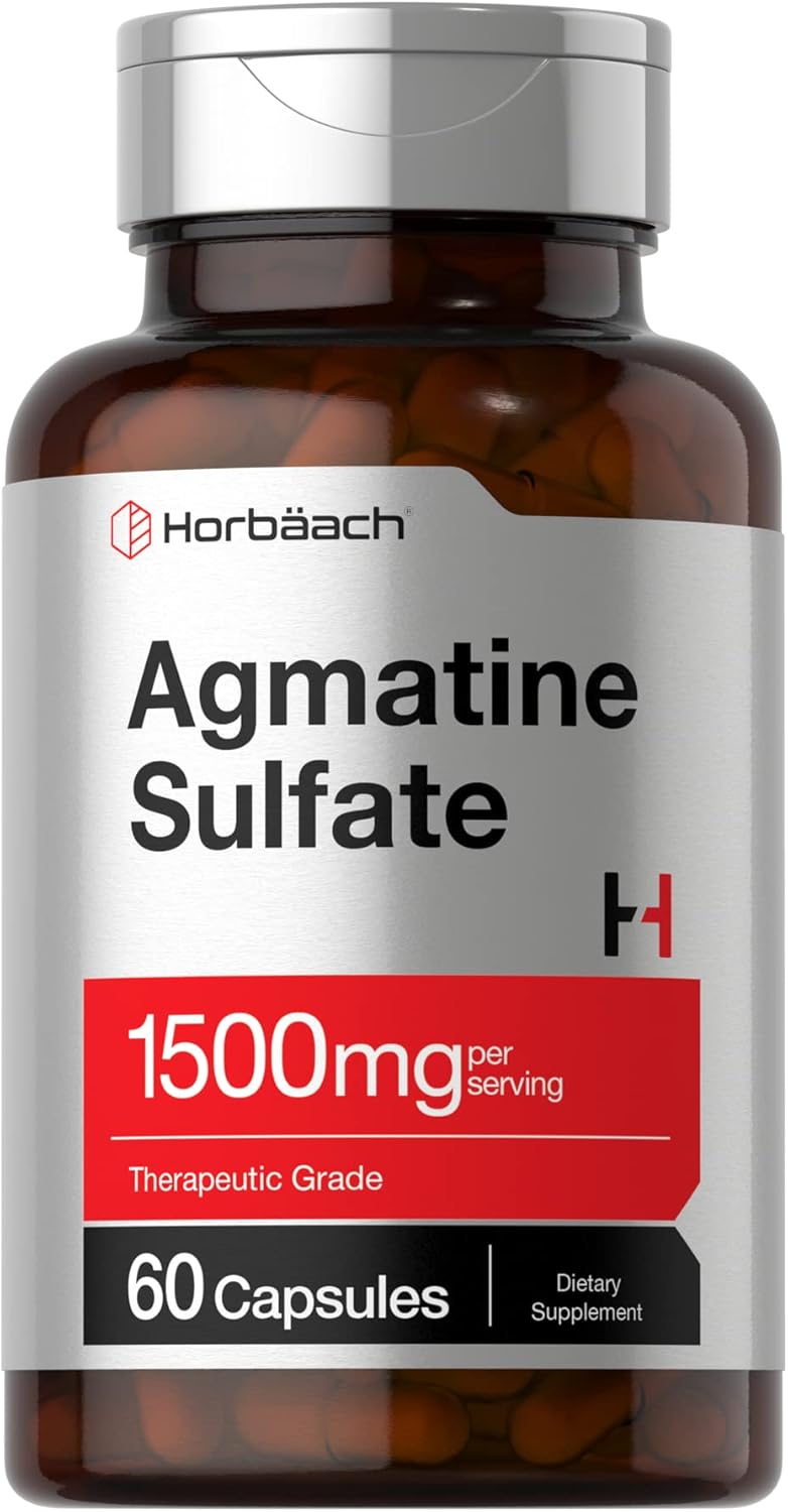 Horbäach Agmatine Sulfate L-Arginine 1500 mg 60 Caps - Galeri
