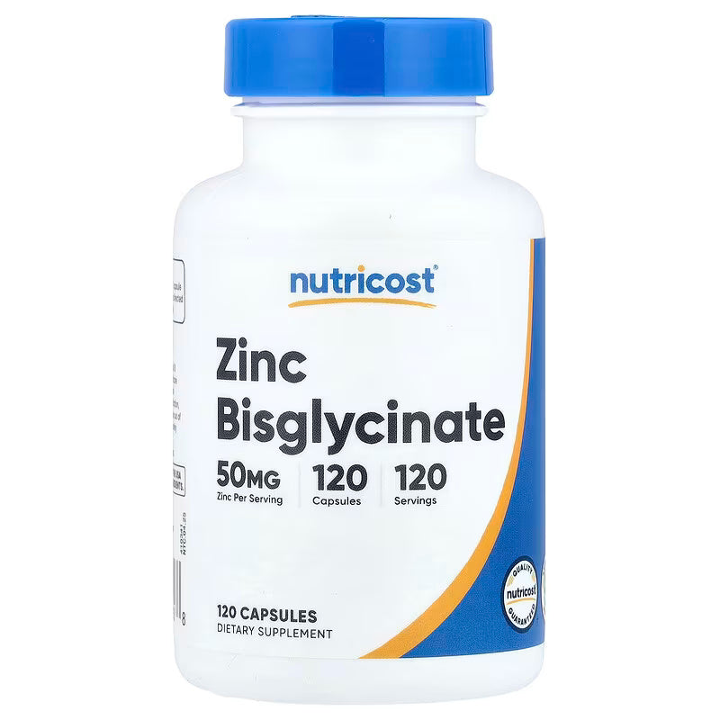 Nutricost Zinc Bisglycinate 50 mg 120 Capsules