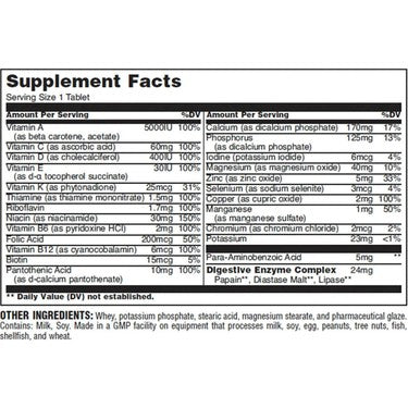 Universal Nutrition Daily Formula Vitamin - 100 Tablet Multivitamin - Galeri