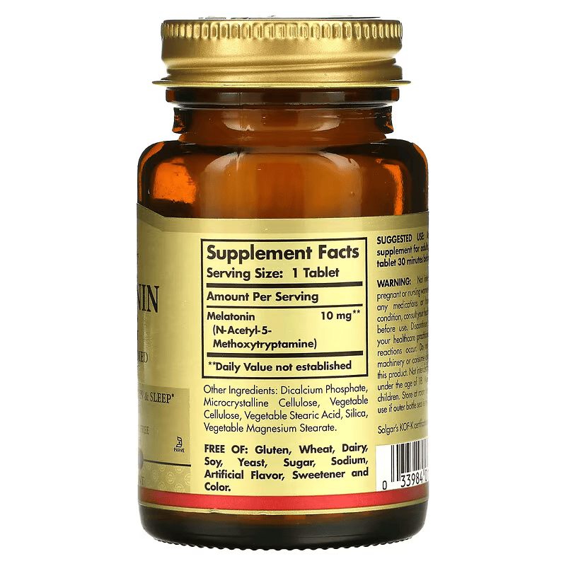 Solgar Melatonin 10 mg 60 Tablets - Galeri