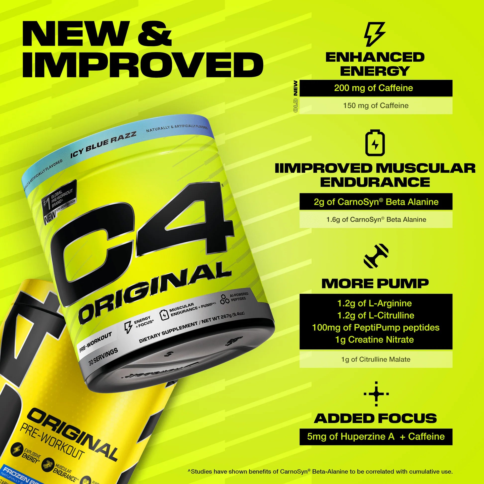 Cellucor C4 Original PreWorkout 50 Servis - Amerikan versiyon - Galeri