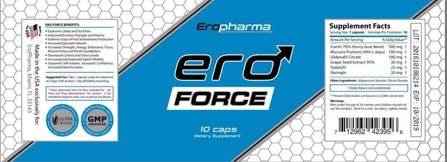 Core Labs  Eroforce Tadalafil+Sildenafil+Grape 10 caps - Galeri
