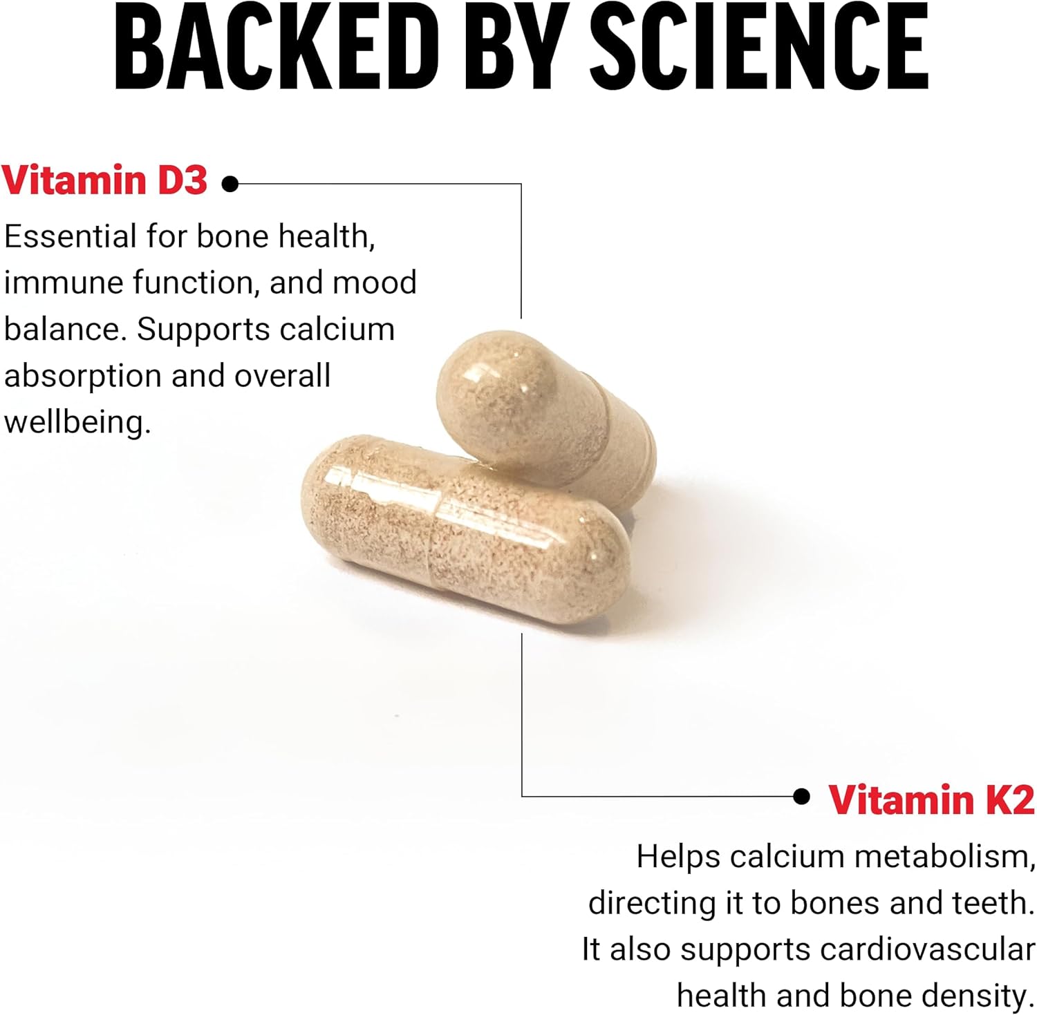 Force Factor Vitamin D3 K2 120 Caps - Galeri