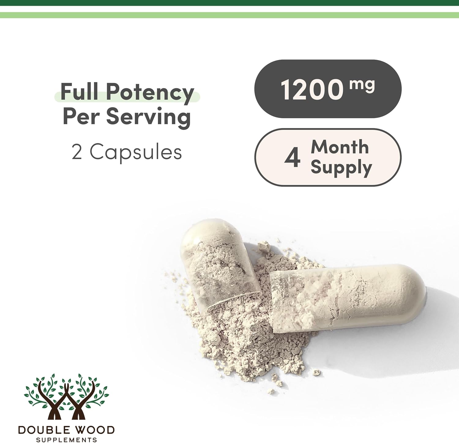 Double Wood L Citrulline 1200mg L-Arginine Nitric Oxide Booster Muscle Recovery  to Improve Muscle - Galeri