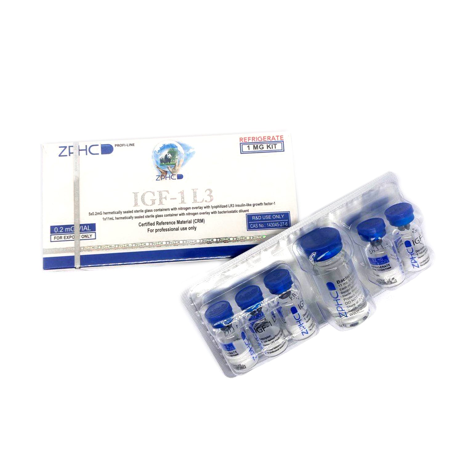 Zphc IGF-1 LR3 ZPHC — 1 mg 5 vials × 0.2 mg - Galeri