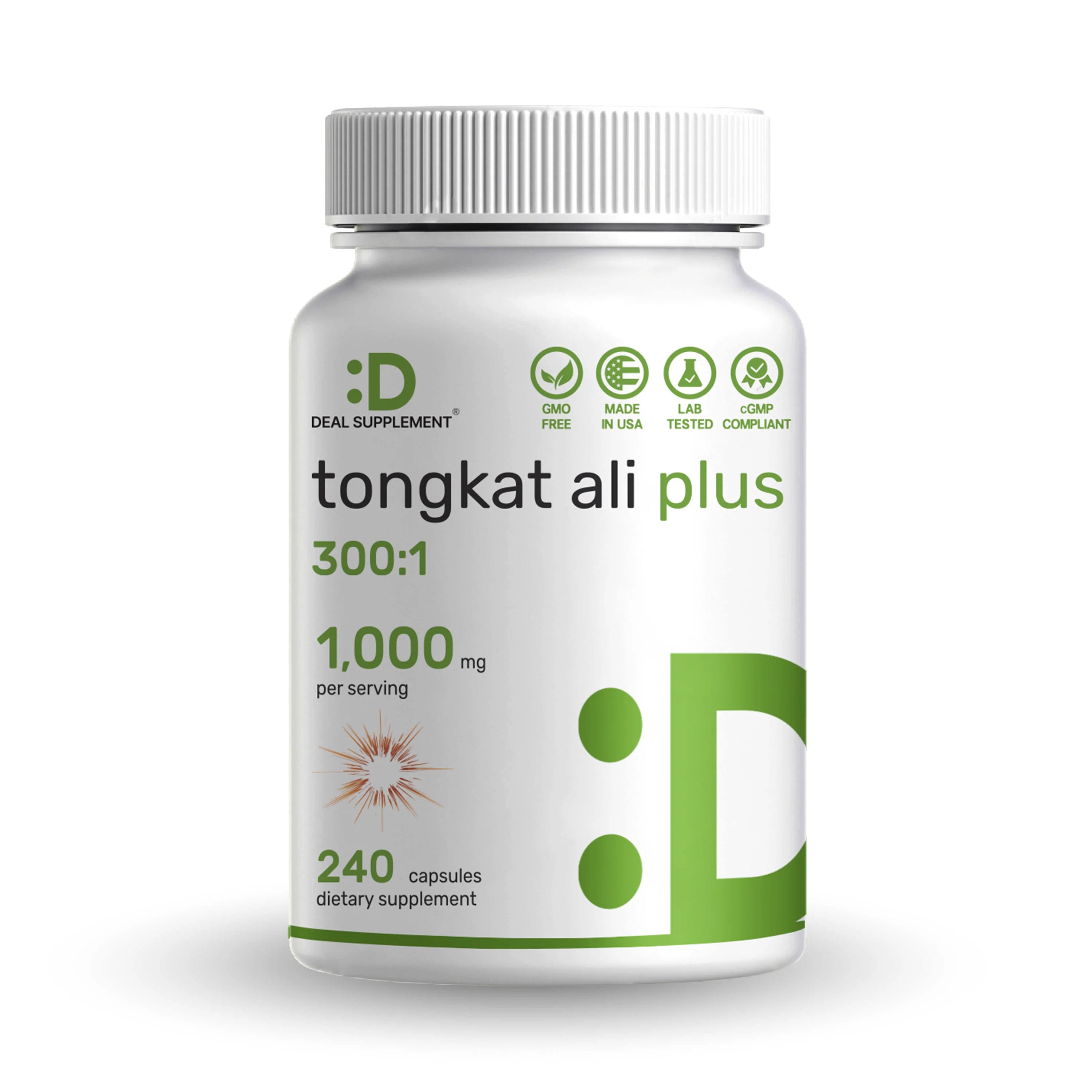 Deal Supplement Tongkat Ali - Horny Goat Epimedium 1100mg Per Serving 240 Capsules