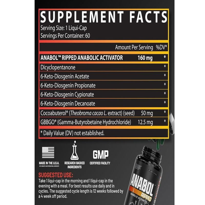 Nutrex Anabol Ripped 60 Kapsül - Galeri