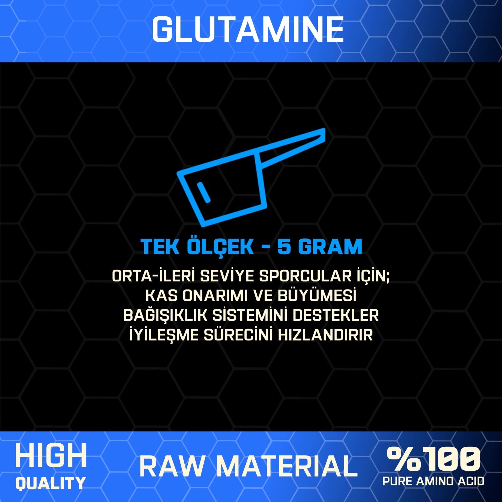 Proftein Glutamine Powder 500g - Galeri