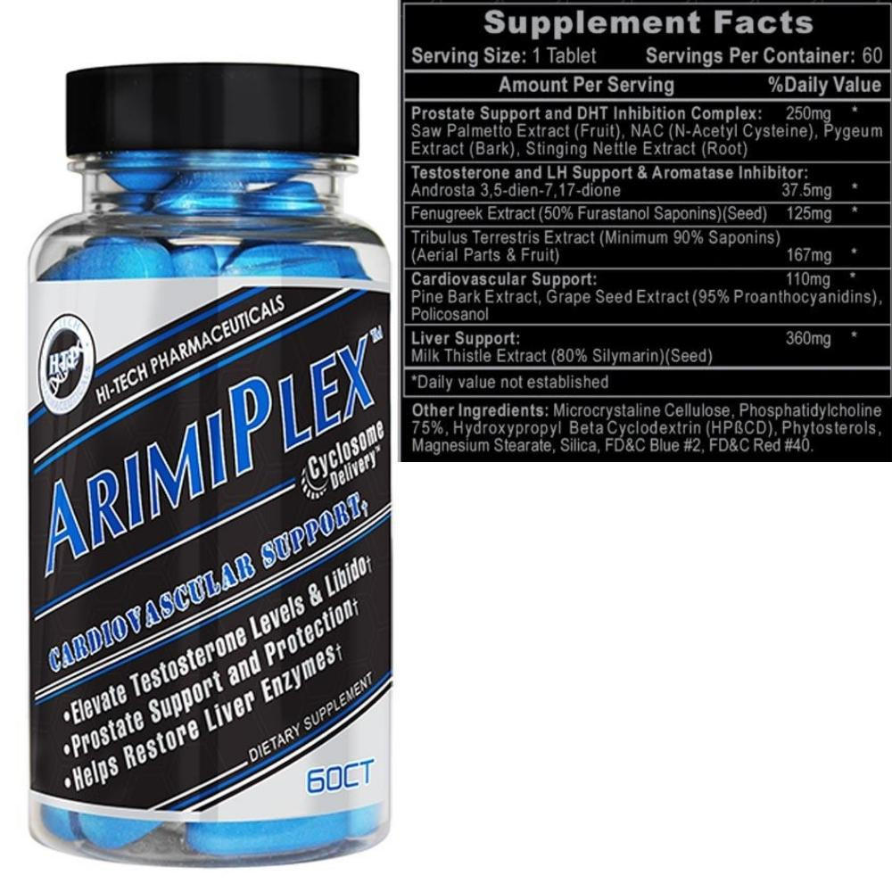 Hitech Arimiplex® PCT Testo booster (TRİBULUS+NAC+SAW PALMETTO+FENUGREEK+MİLK THİSTLE) 60 Tablet - Galeri