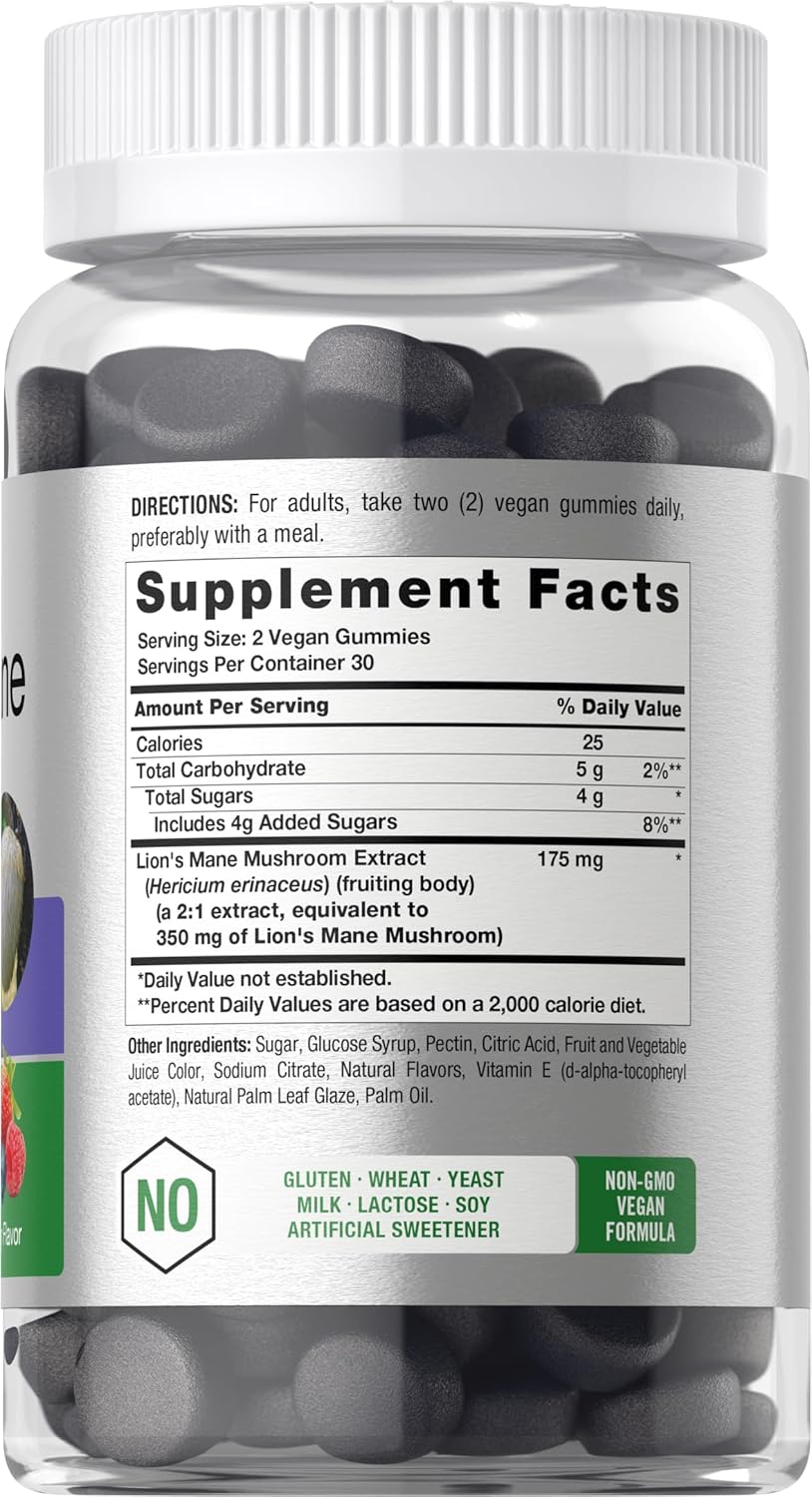 Horbäach Lion's Mane Aslan yelesi 60 Gummies - Galeri