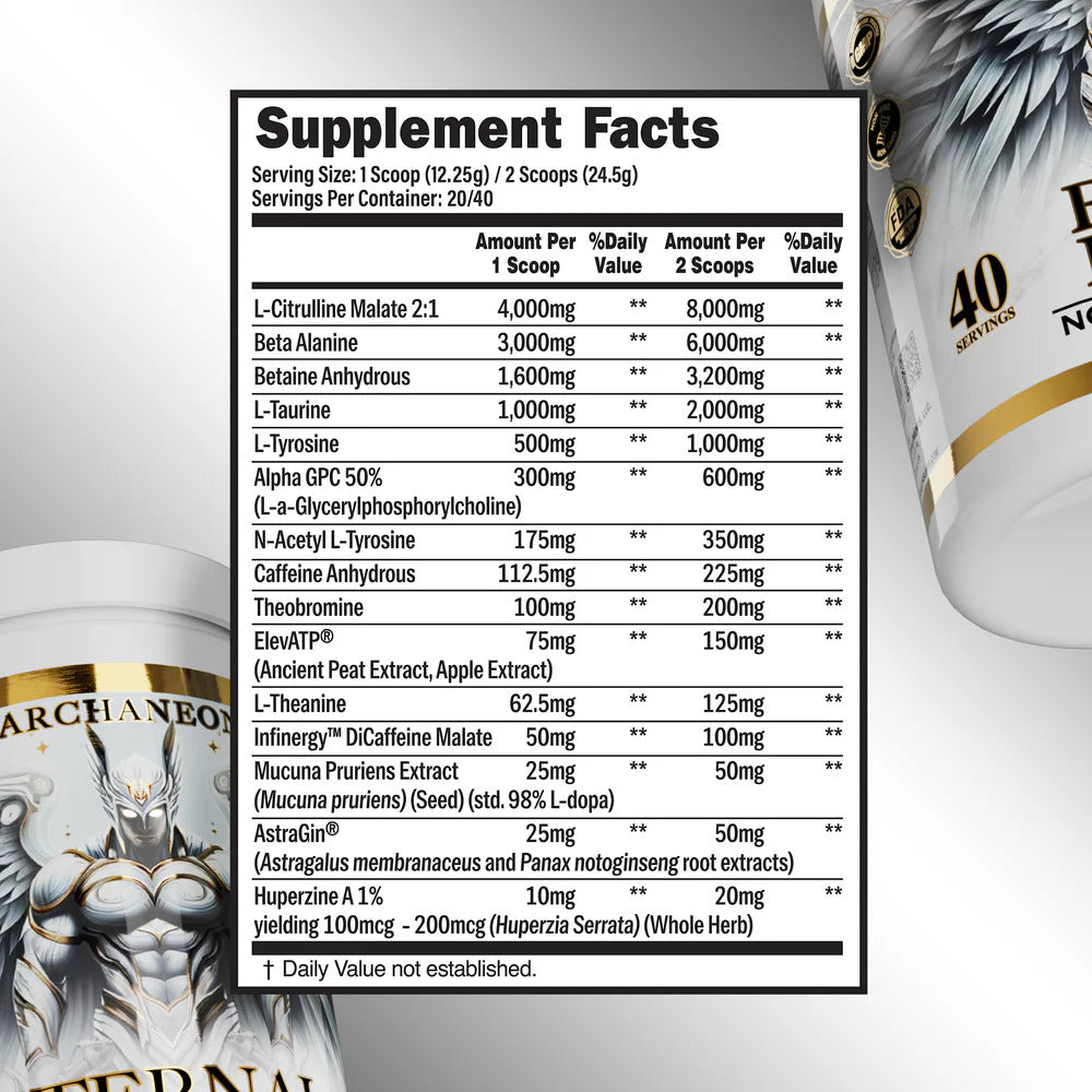 Archaneon Supplement Eternal Legacy Elite Nootropic PreWorkout 40 Servis - Galeri