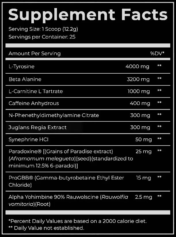 Dark Labs Maniaco Ripped Preworkout – 25/50 Servings - Galeri
