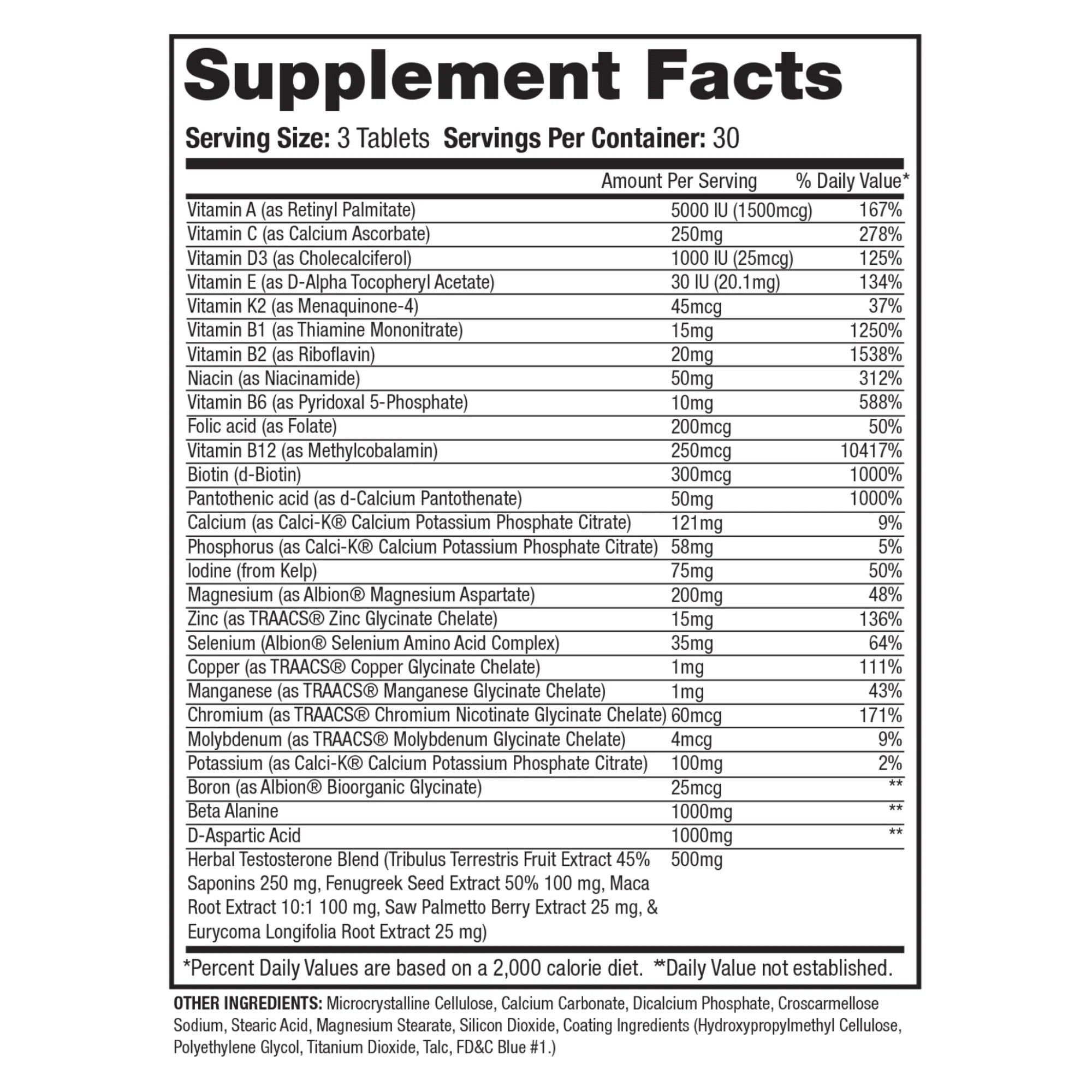 Gaspari Anavite XT-Sports Multi vitamin Extreme Tribulus Test Booster Gh(Growth) 90 Caps - Galeri