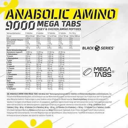 OLIMP Anabolic Amino Mega Tabs 9000  300 Tabs - Galeri