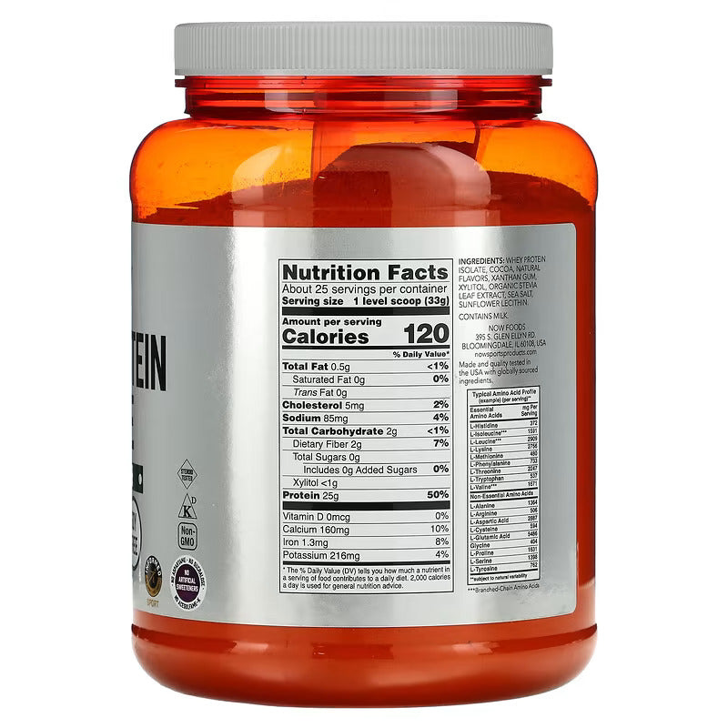NOW Foods Sports Whey Protein Isolate 816 Gram - Galeri