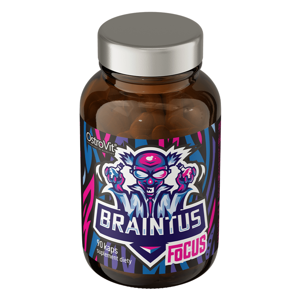 OstroVit Braintus Focus Theanine Bacopa Choline Brain 90 caps - Galeri