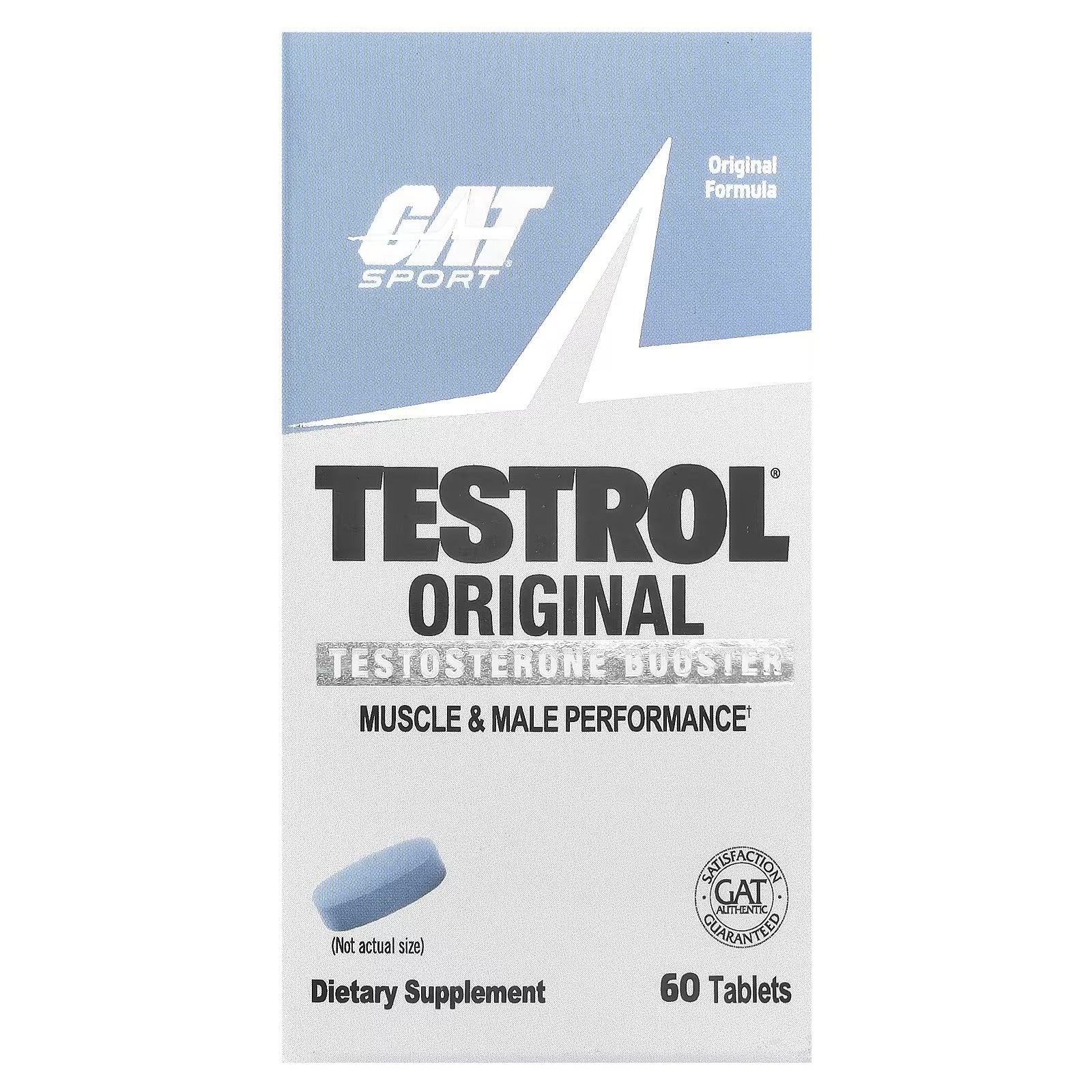 GAT Testrol Tribulus+Dopa Mucuna+Saw palmetto+Ginkgo biloba Testo booster Original 60 Tablet - Galeri