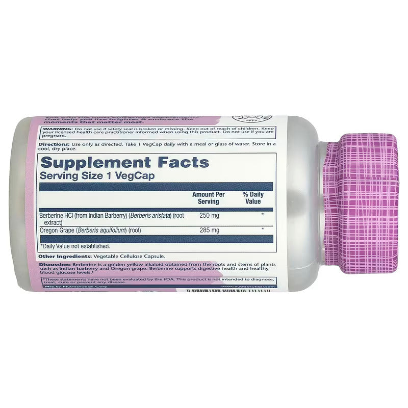 Solaray Berberine with Oregon Grape 60 VegCaps - Galeri