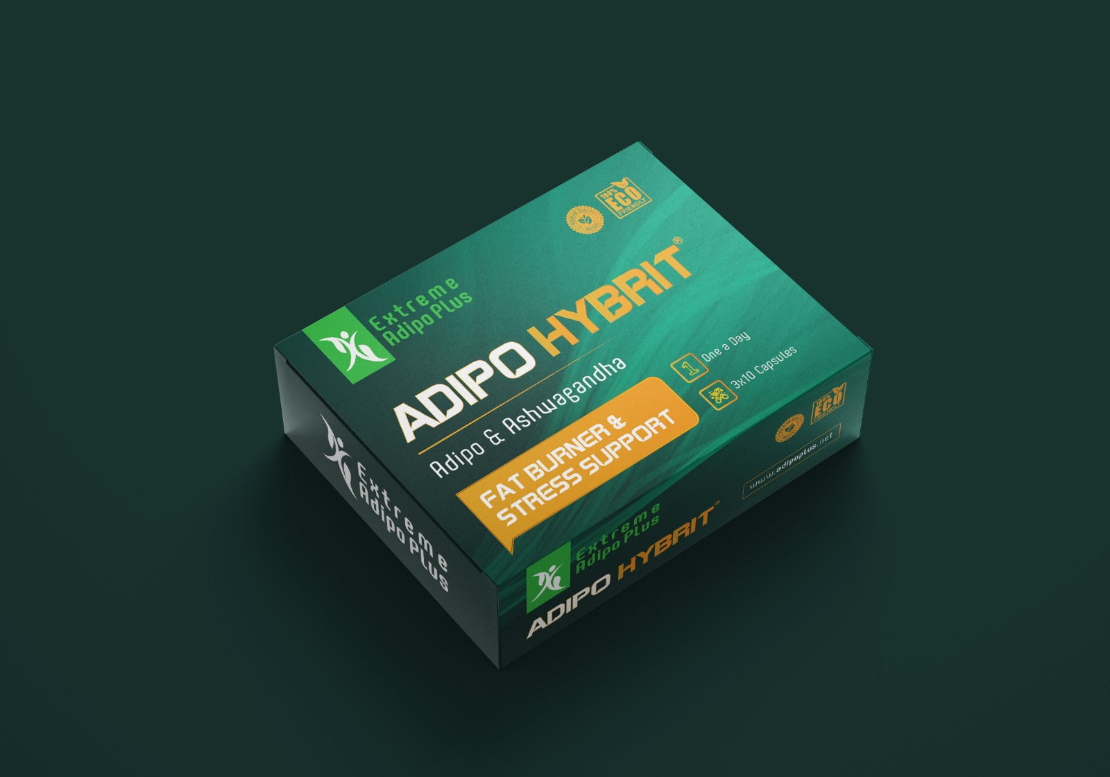 Adipo Extreme Plus Hybrıt Fat burner Stress Support Ashwagandha 30 Kapsül - Galeri