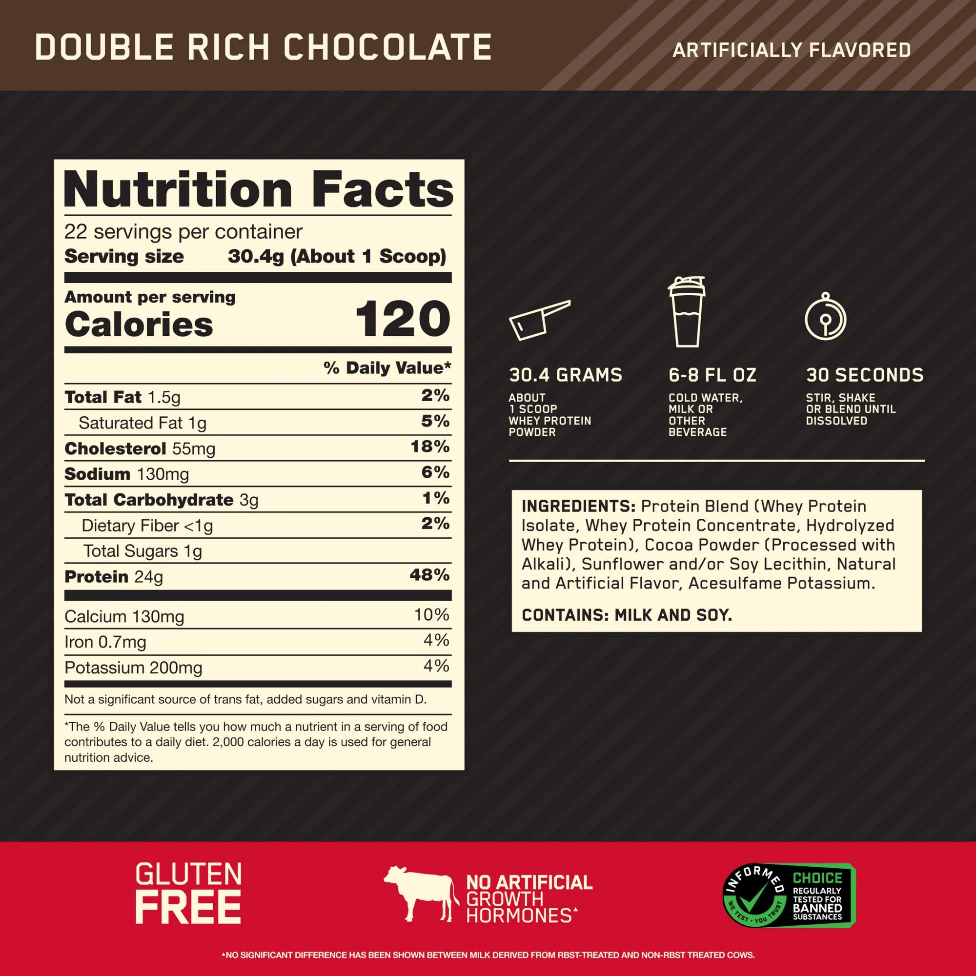 Optimum Nutrition Gold Standard 100% Whey Protein 682 gr - Galeri