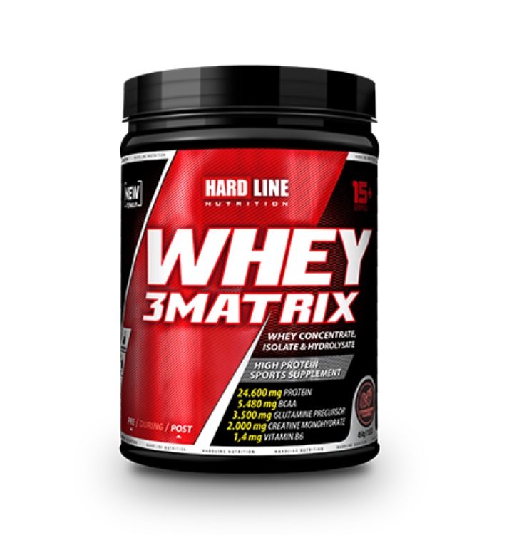 Hardline Whey 3Matrix 454 Gr Cilek Aromali