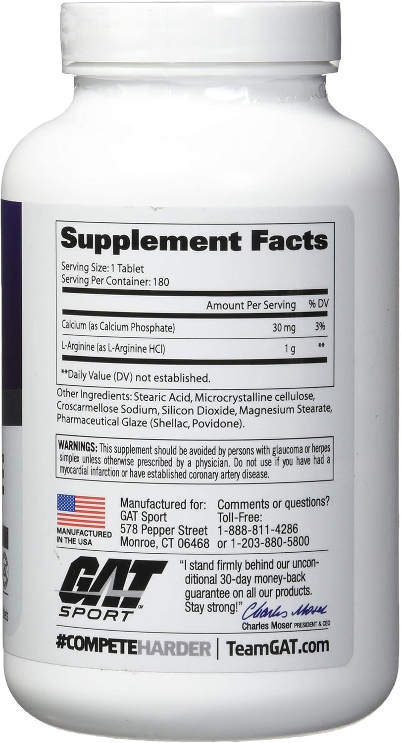 GAT L-arginine Arjinin 180 tablets - Galeri