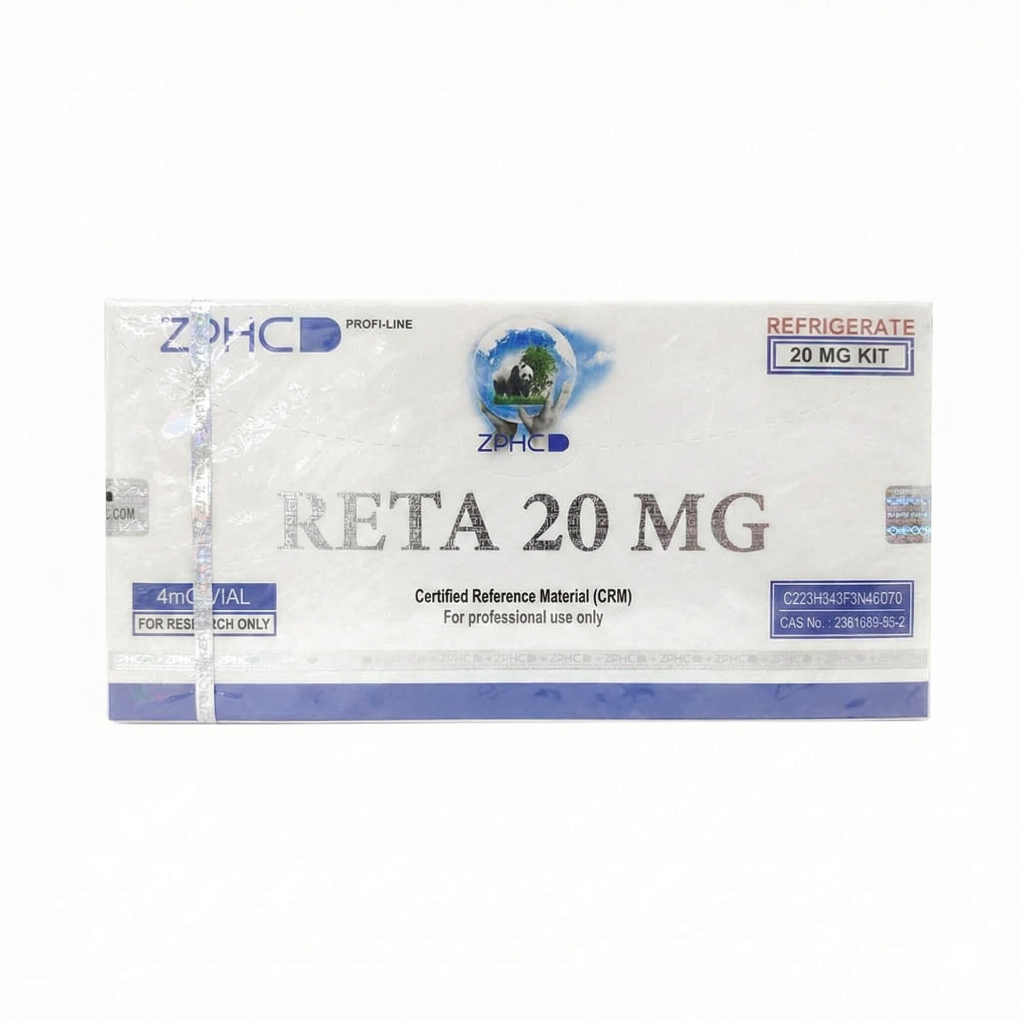Zphc Retatrutide 4 mg 1 vials × 4 mg KUTU DEĞİLDİR / TEK ADETTİR