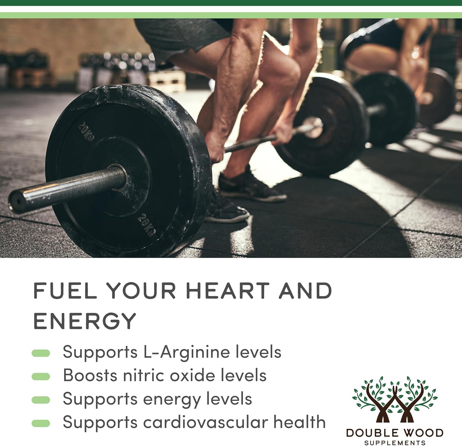 Double Wood L Citrulline 1200mg L-Arginine Nitric Oxide Booster Muscle Recovery  to Improve Muscle - Galeri