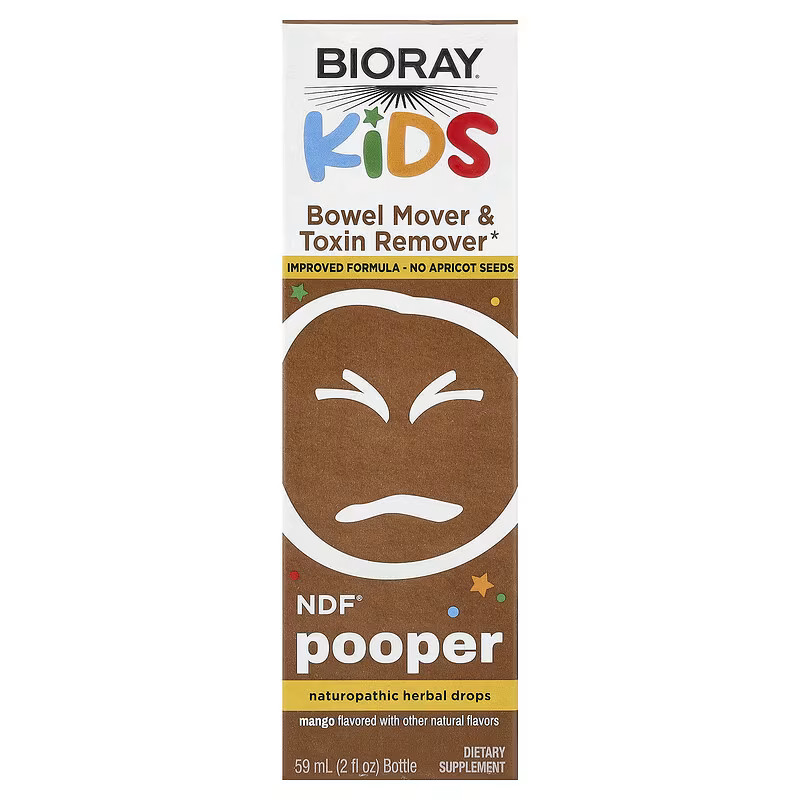 Bioray Kids NDF Pooper Children's Digestive Support Mango 2 fl oz 59 ml