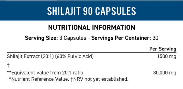 Applied Nutrition Shilajit 90 caps - Galeri