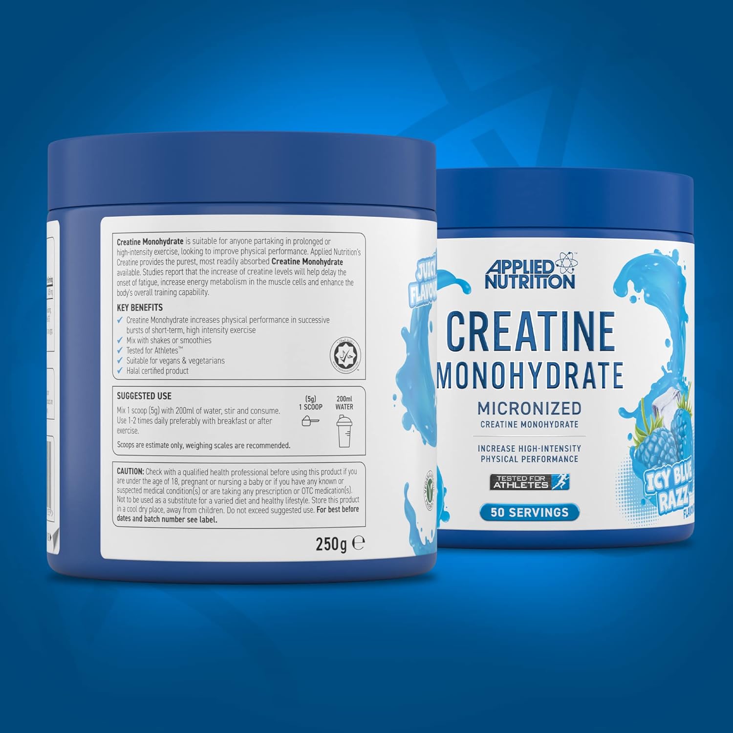 Applied Nutrition Creatine Monohydrate Powder 250g – 100% Micronized Creatine 50 Servings - Galeri