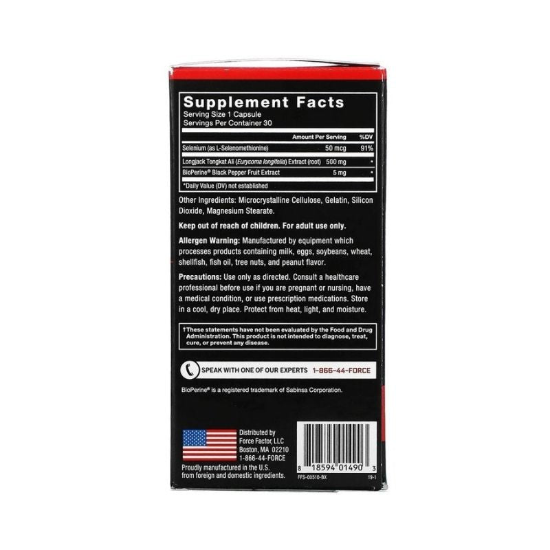 Force Factor, Longjack Tongkat Ali, 500 mg, 30 Capsules - Galeri
