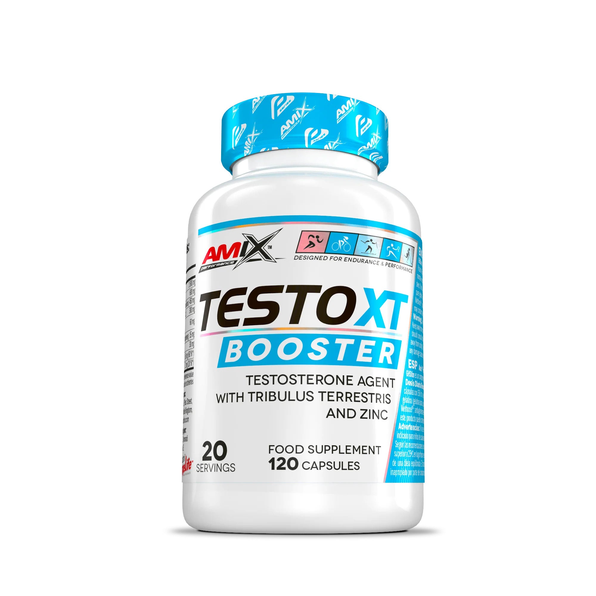 Amix Performance Tribulus+Maca+Arginine+Daa Aspartic acid TestoXT Booster 120 Caps - Galeri