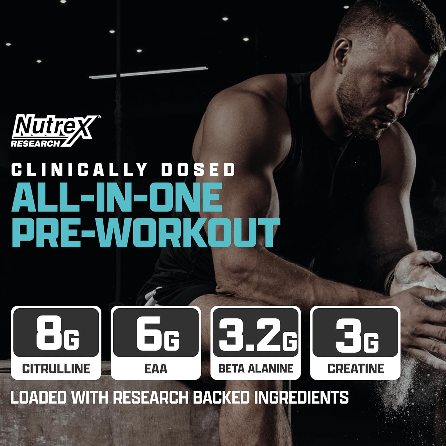 Nutrex Research Outlift Clinical Pump PreWorkout With Creatine EAA Amino Acid Complex 630 Gr - Galeri