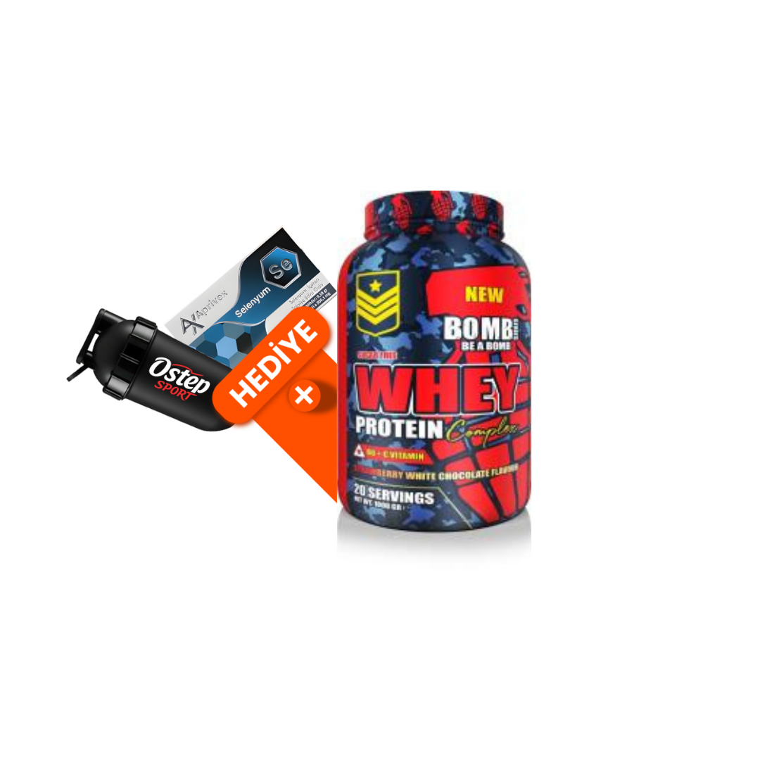 Bomb Series Whey Protein Cilek Beyaz Cikolata 1000 Gr