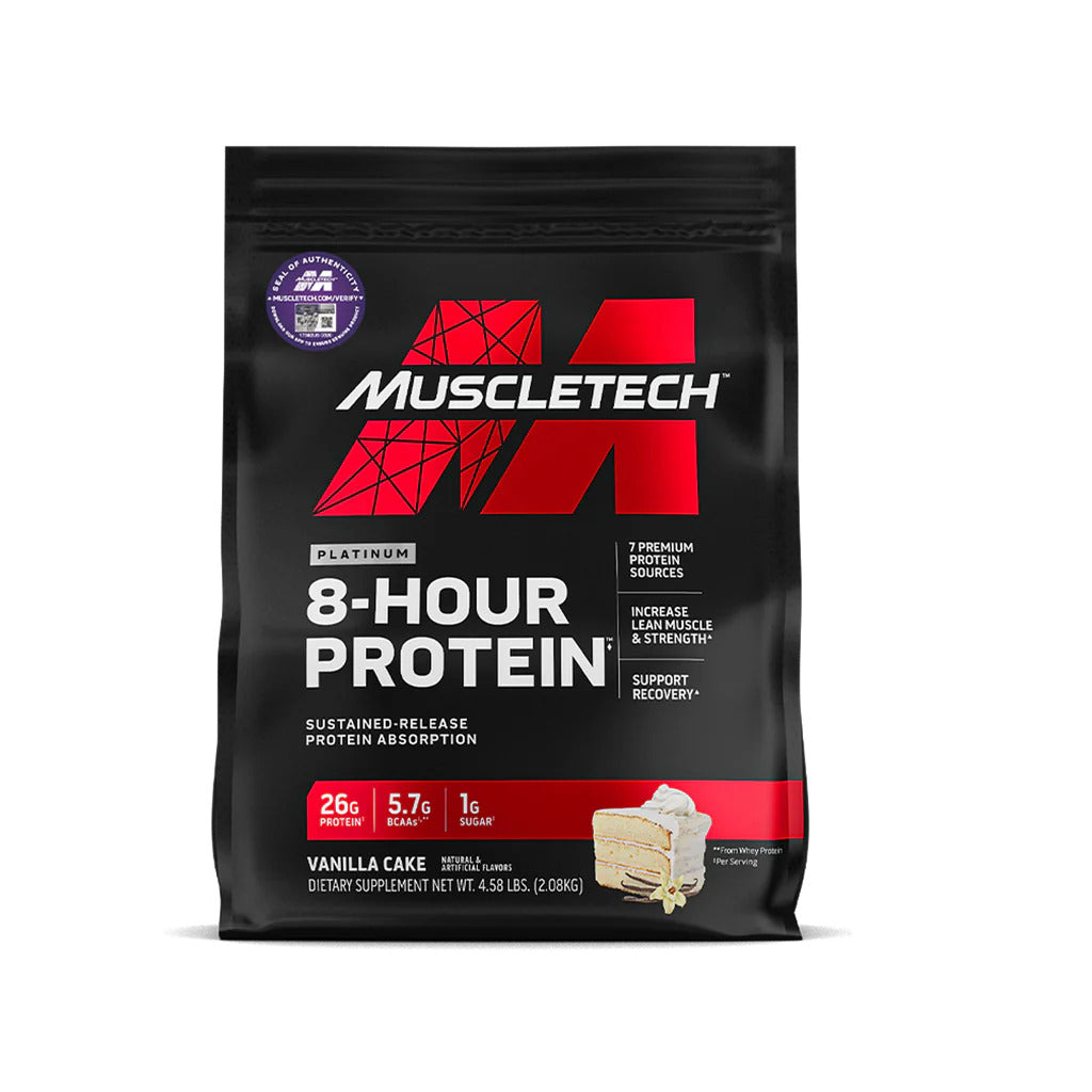MuscleTech Platinum 8 Hour Whey + Casein + İsolate Protein 4.60 lb (2.09 kg) - Galeri