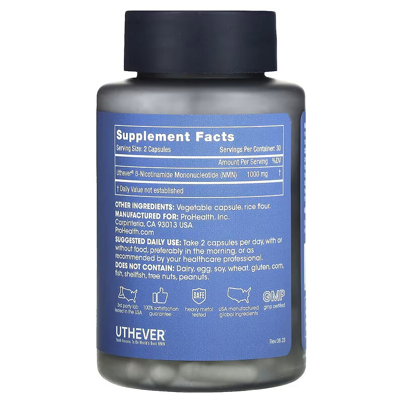 ProHealth Longevity NMN Nicotinamide Mononucleotide Pro Brain & Cognitive 1000 mg 60 Caps - Galeri