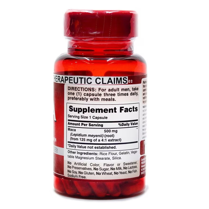 Puritan's Pride Maca 500 mg Exotic Herb for Men 60 Caps - Galeri
