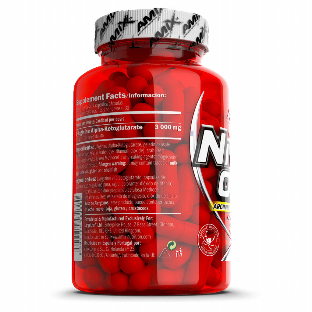 Amix Nitric Oxide L-arginine alpha-ketoglutarate AAKG 750 mg 3000 mg  120 Caps - Galeri