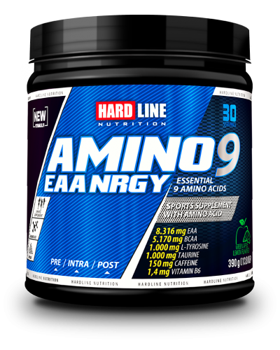 Hardline Amino9 Eaa Nrgy Yesil Elma Limon 390 Gr