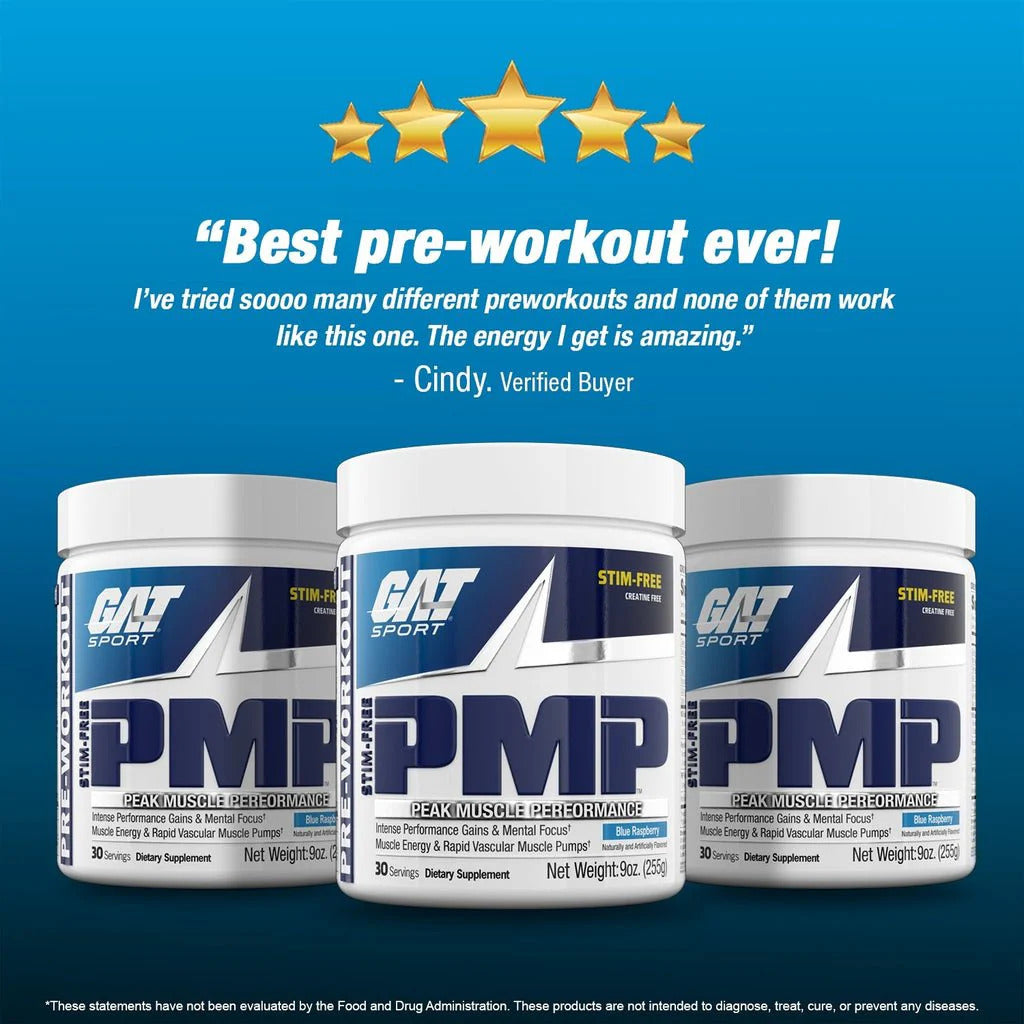 GAT PMP without STM Peak Muscle Performance Agmatine sulfate Nox Pump Preworkout - Galeri
