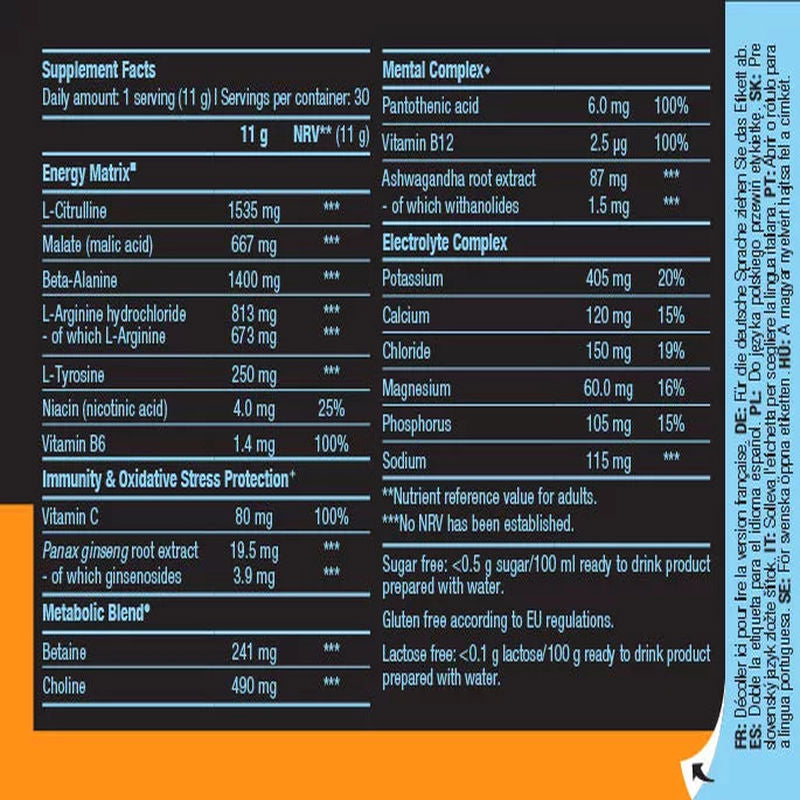 BIOTECH USA Pump Preworkout Caffeine Stim Free 330 g - Galeri