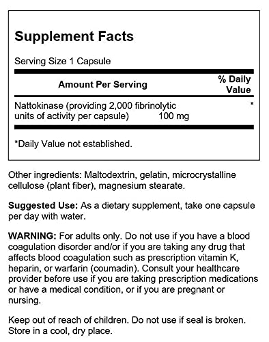 Swanson Nattokinase 100 mg 30 capsules - Galeri
