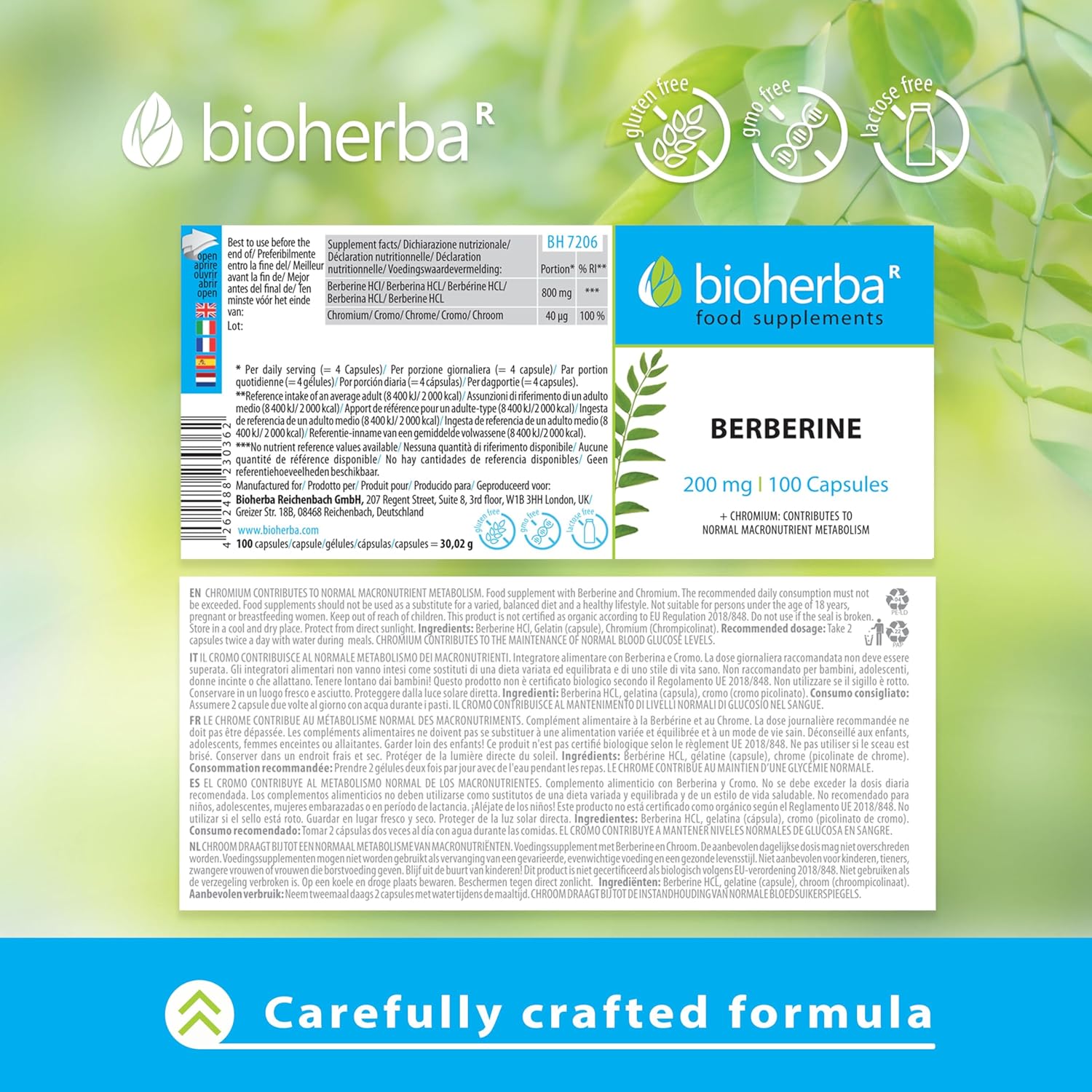 Bioherba Berberine Antioxidant(Antioksidan) 200 mg 100 caps - Galeri