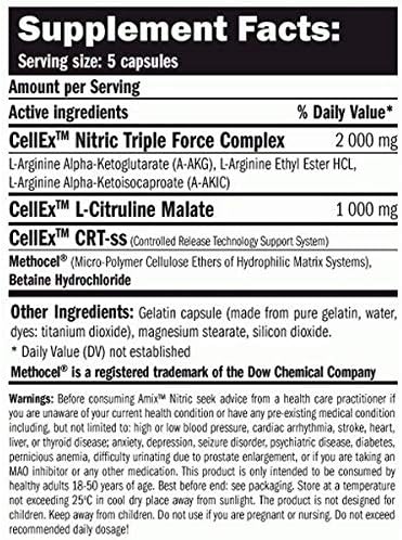 Amix Nitric Oxide Arginine Booster 125 Caps - Galeri